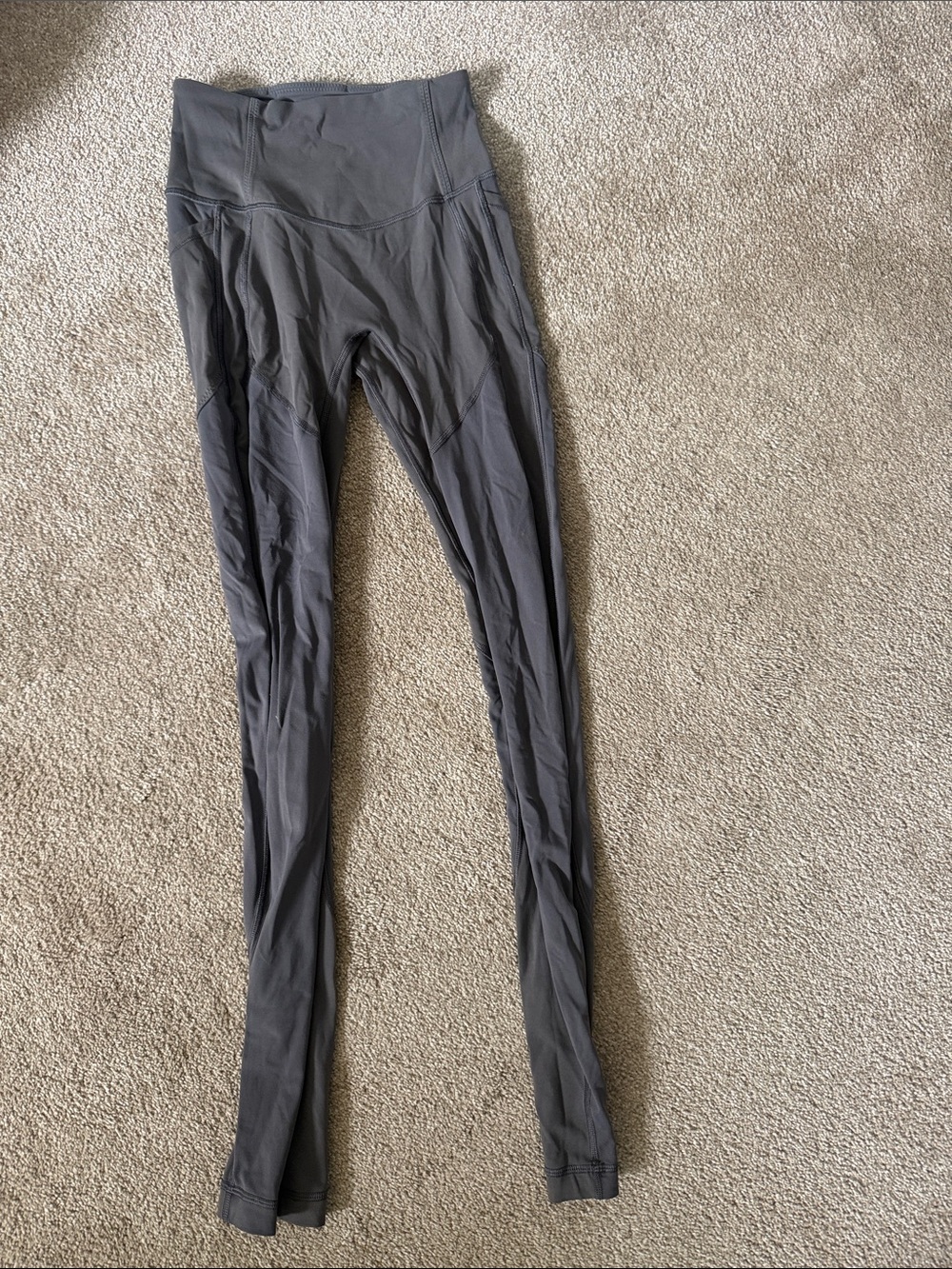 lululemon athletica Charcoal High-Waist Performance Leggings
